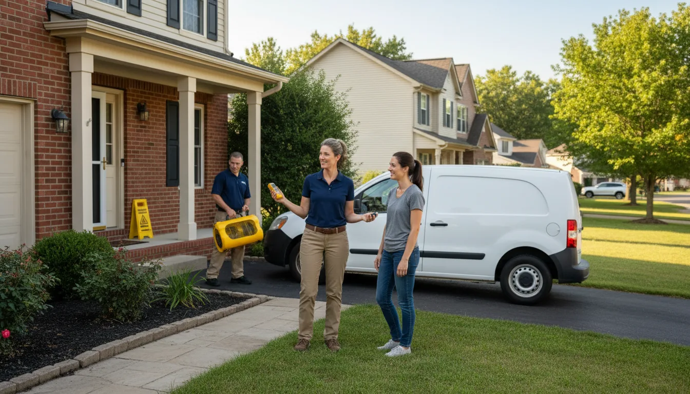 Residential water damage restoration in Gordon, NE